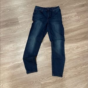 maurices Everflex Super Skinny High Rise Stretch Jean in Dark Sandblast.